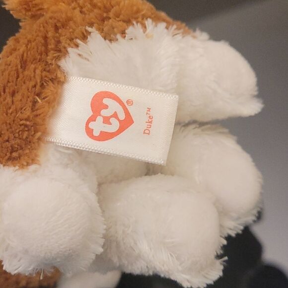 TY Beanie Boos 6" Duke St. Bernard Dog Plush Stuffed Animal Toy - Picture 3 of 3